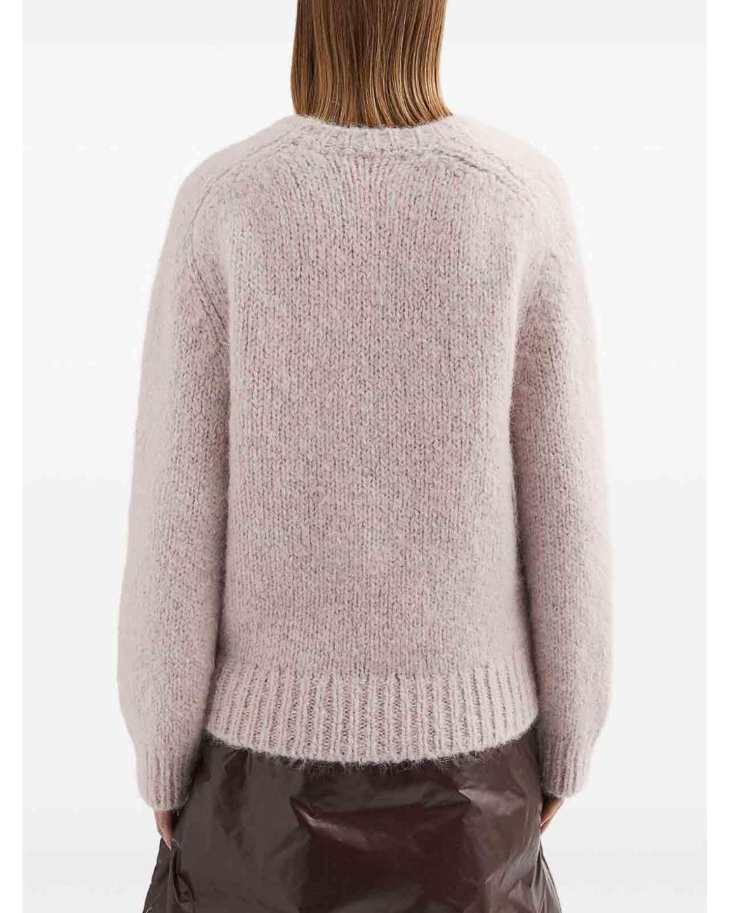 Jil Sander Pink Wool Crewneck Jumper