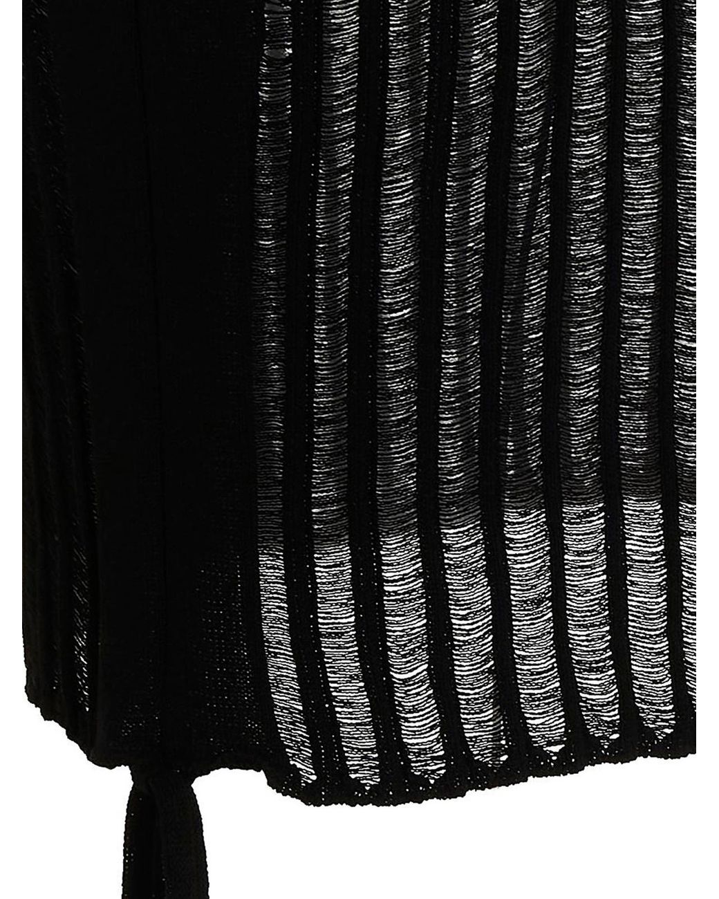 ANDREADAMO Black Cut-Out Dress