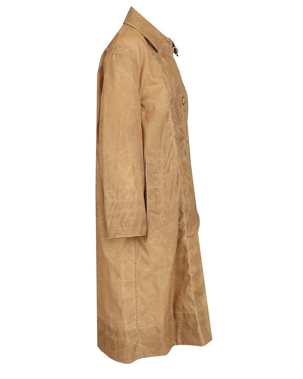 DURAZZI MILANO Natural Leather Effect Raincoat