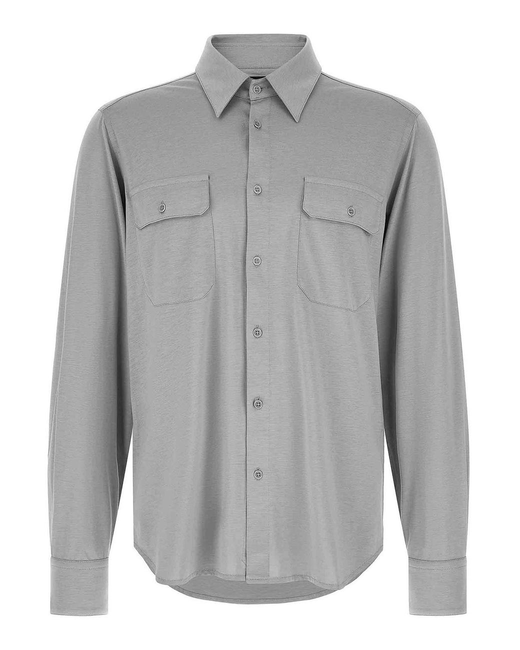Tom Ford Gray Military Shirt for men