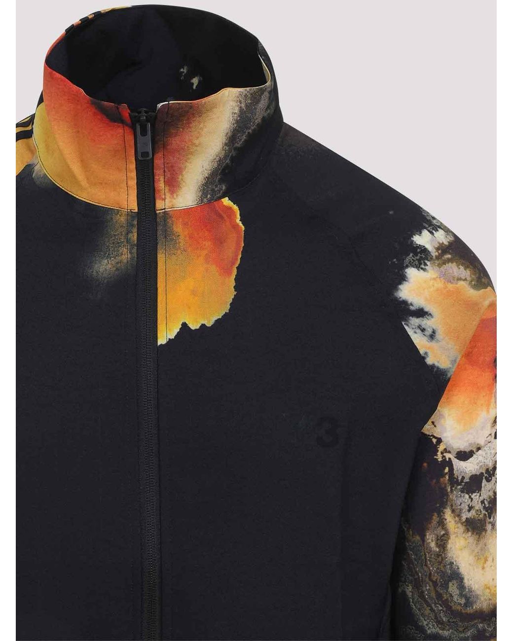 Y-3 Blue Aop 3-Stripes Top for men