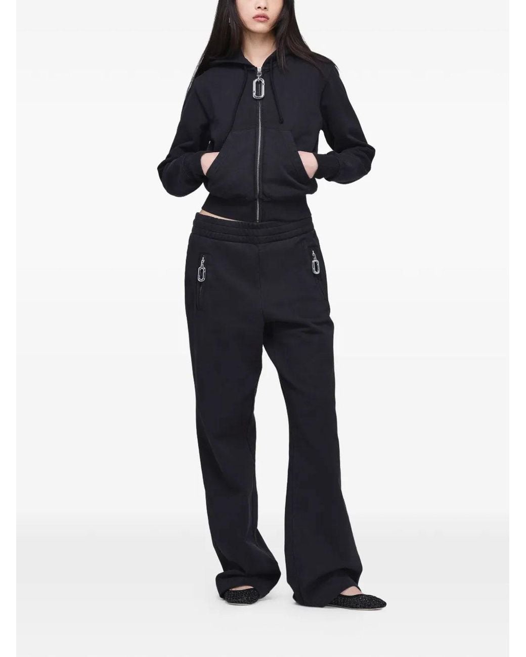 Marc Jacobs Blue Pop J Marc Cropped Zip-Up