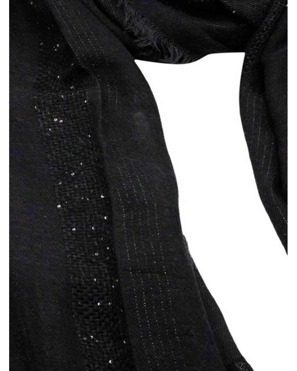Fabiana Filippi Black Scarves