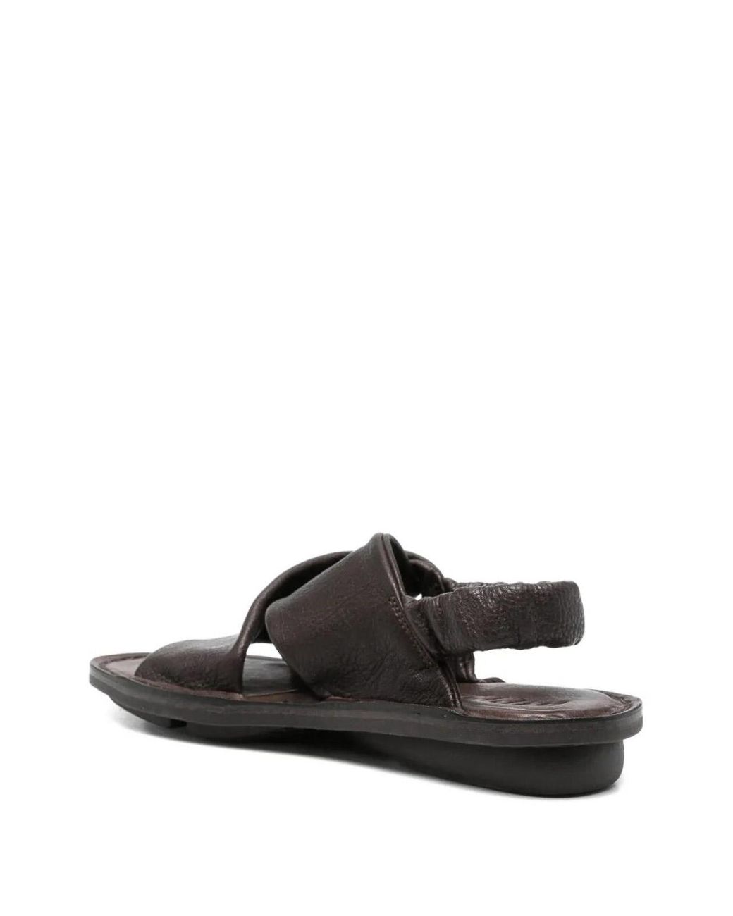 Trippen Black Embrace Flat Sandals