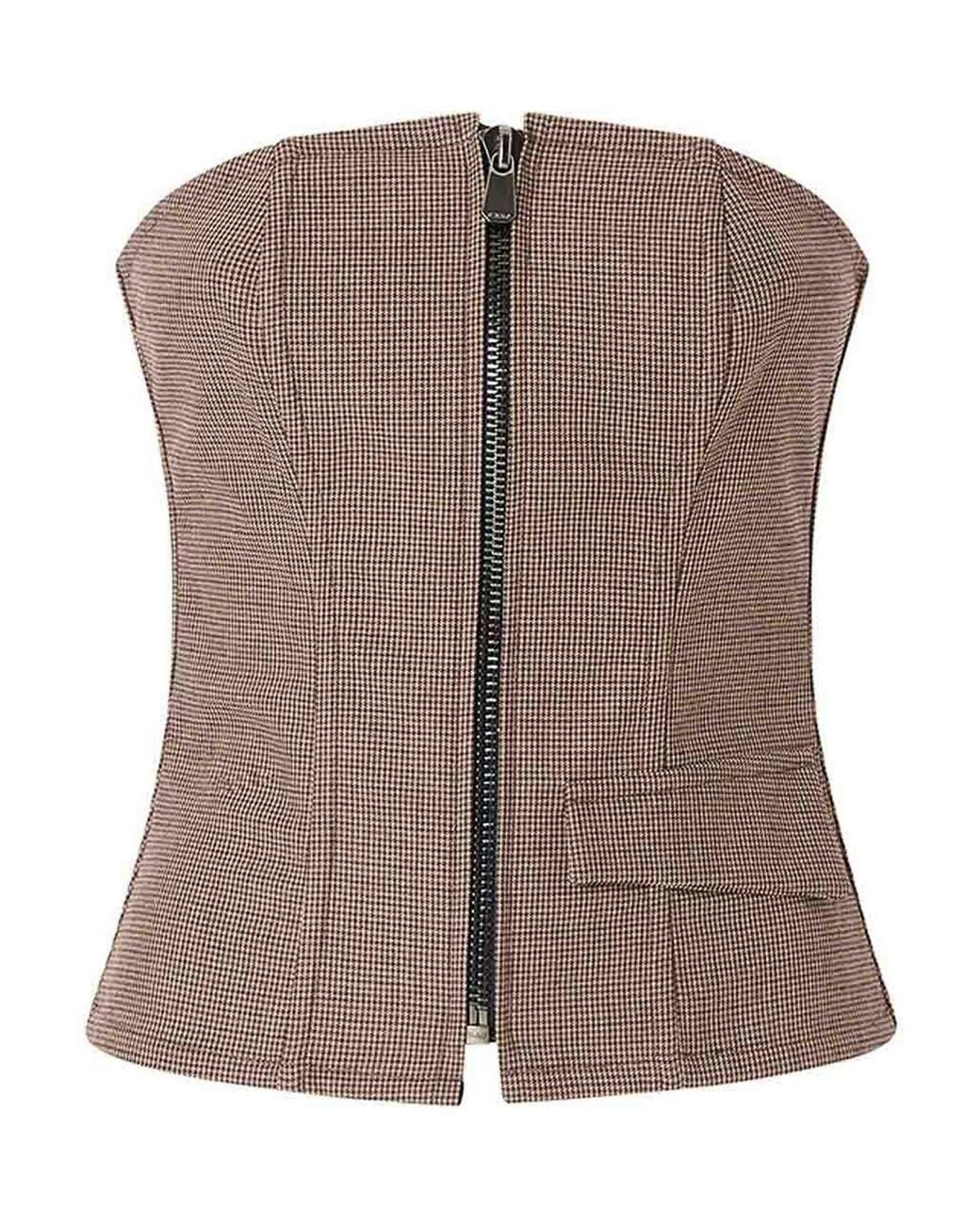 Top Pinko de color Brown