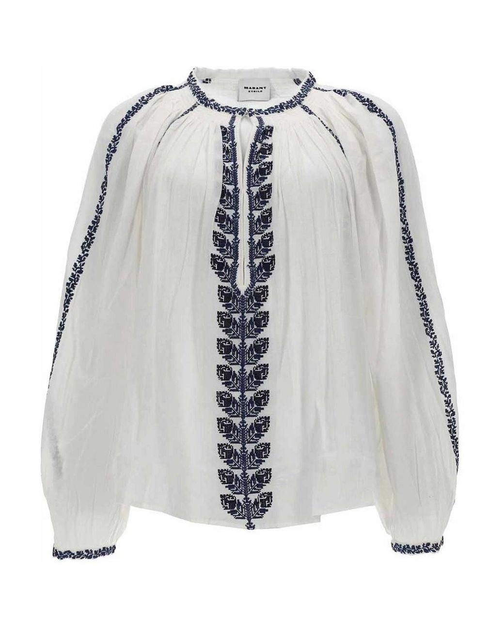 Isabel Marant White Lena Blouse
