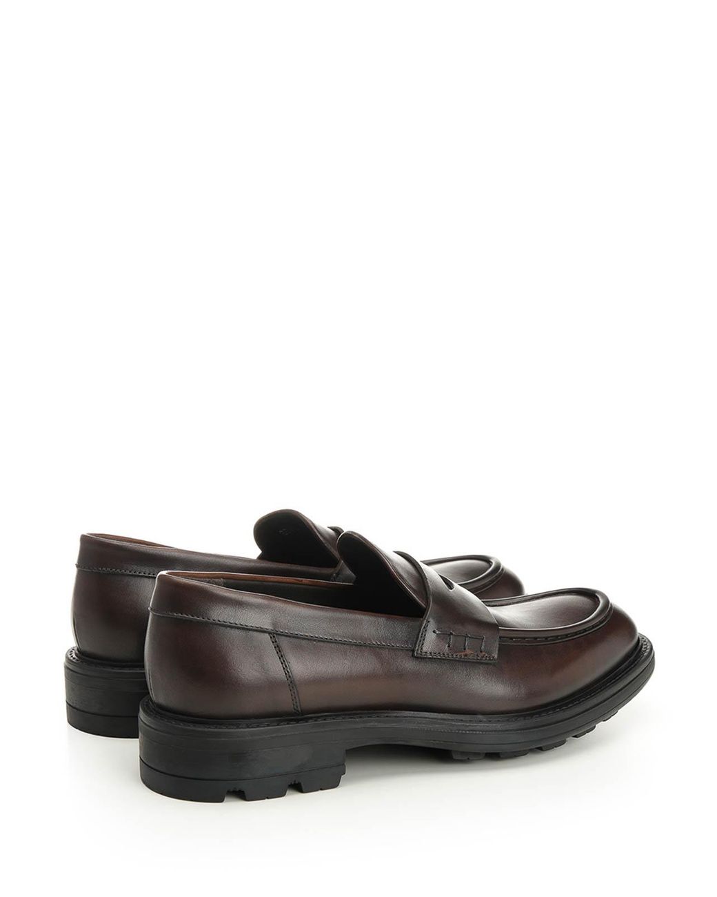 Corvari Black Penny Loafer for men