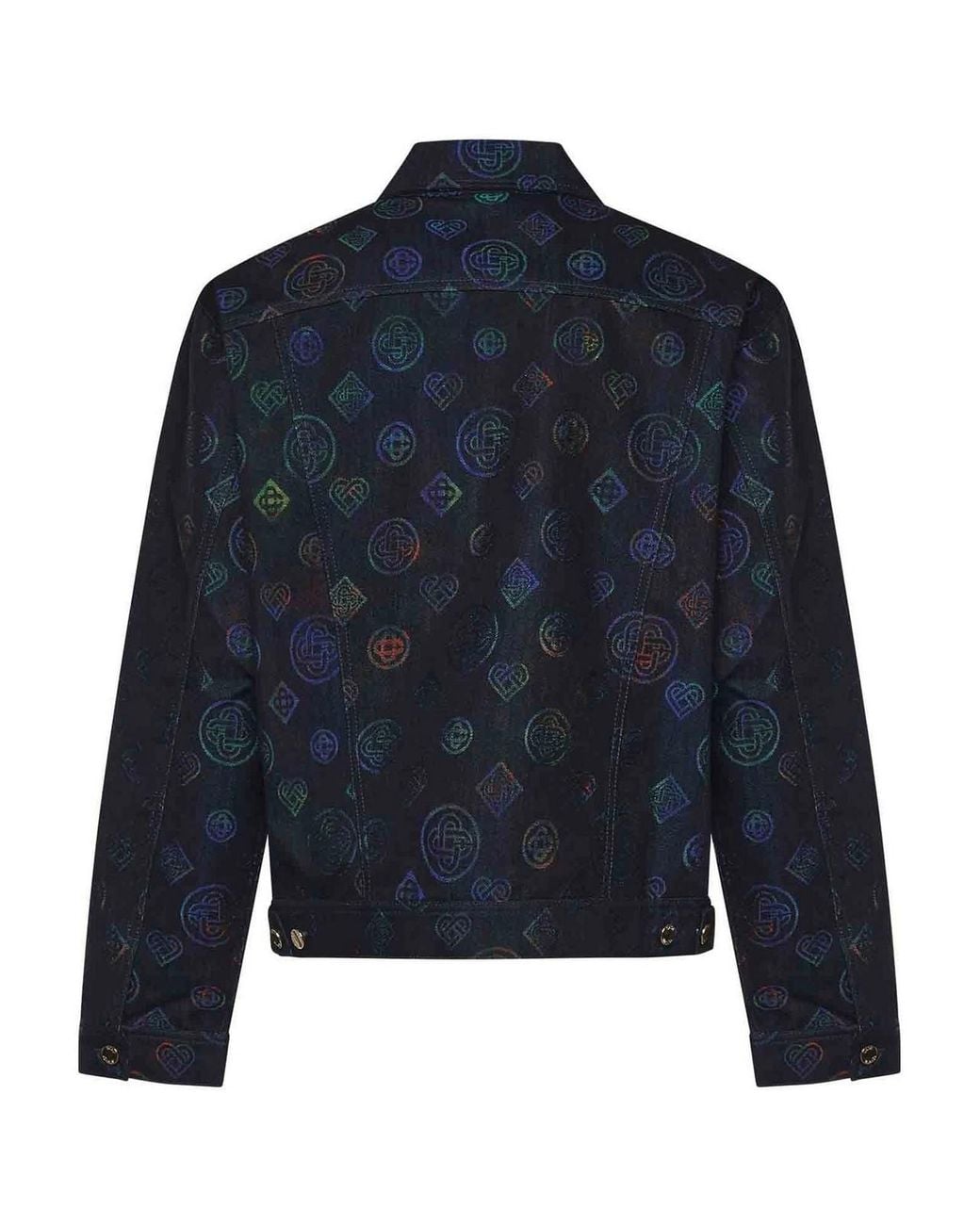 Casablanca Blue Heatmap Denim Jacket for men