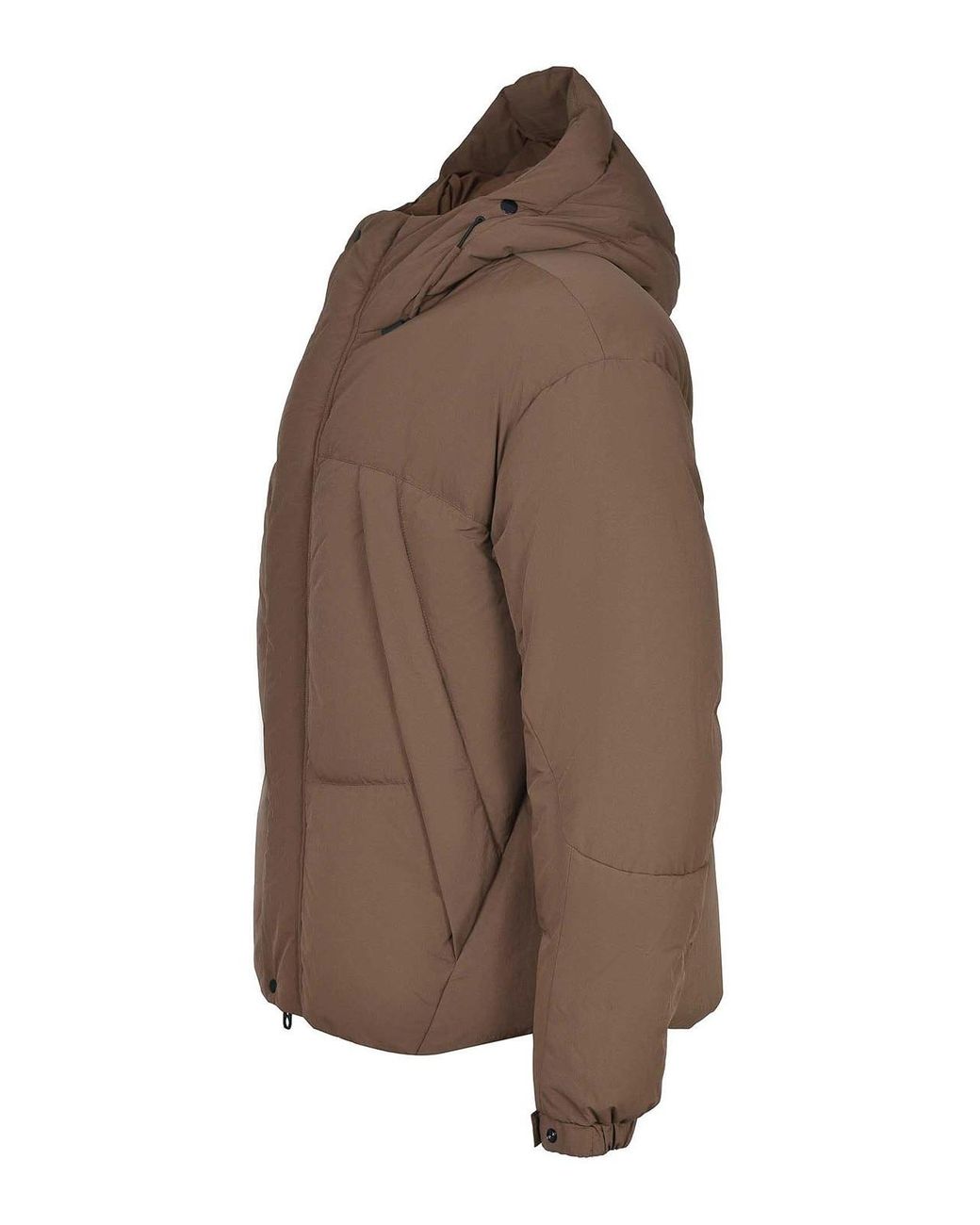 JG1 Brown Jacket Made Of Nylon for men