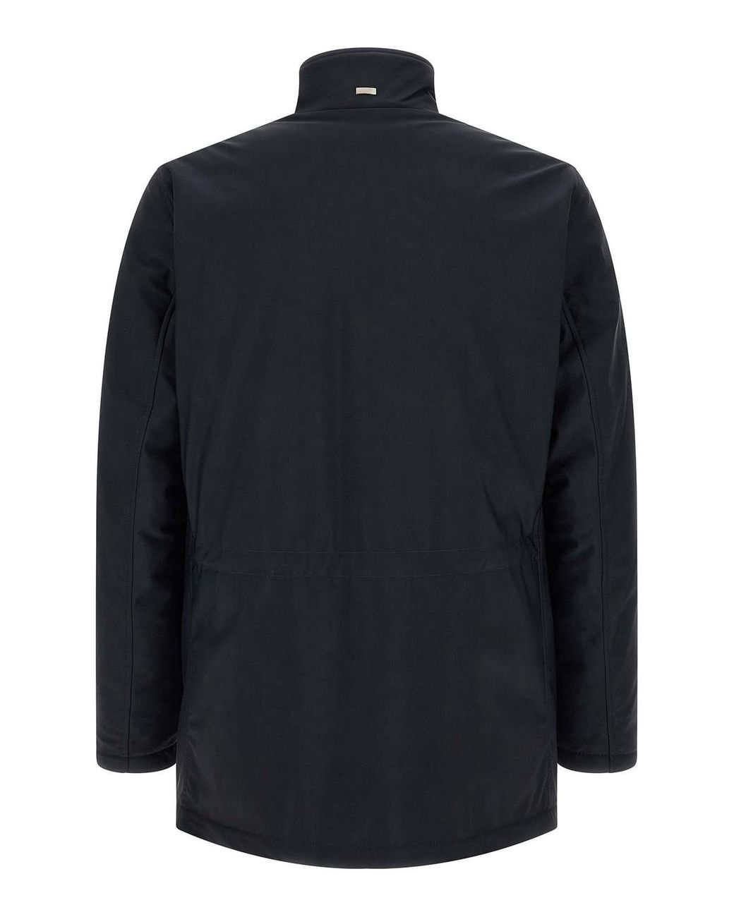 Herno Black High Neck Jacket for men