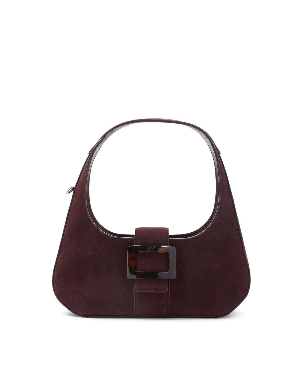 Roger Vivier Purple Belle Turtle Hobo Mini Bag