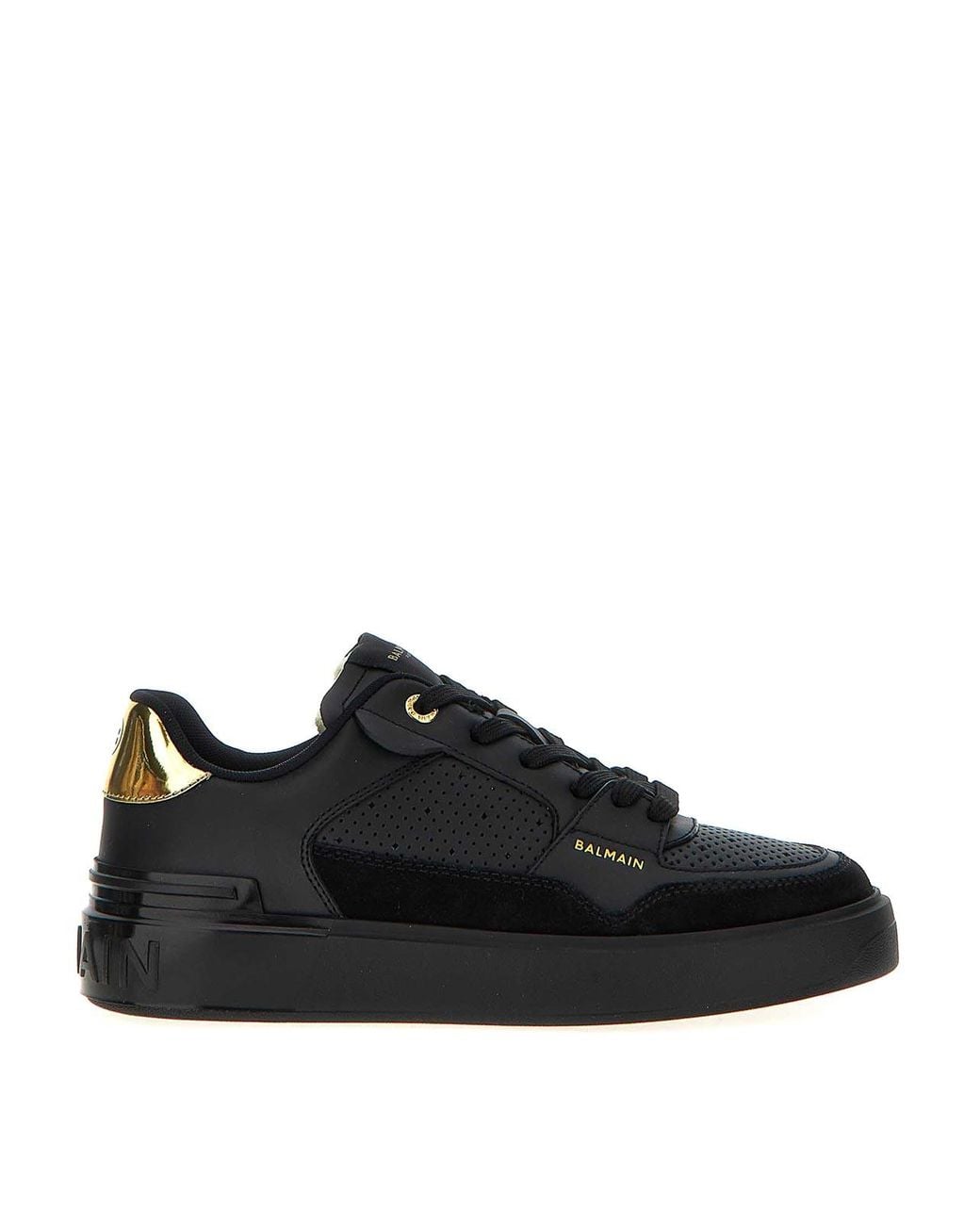 Balmain Black B-Court Flip Sneaker