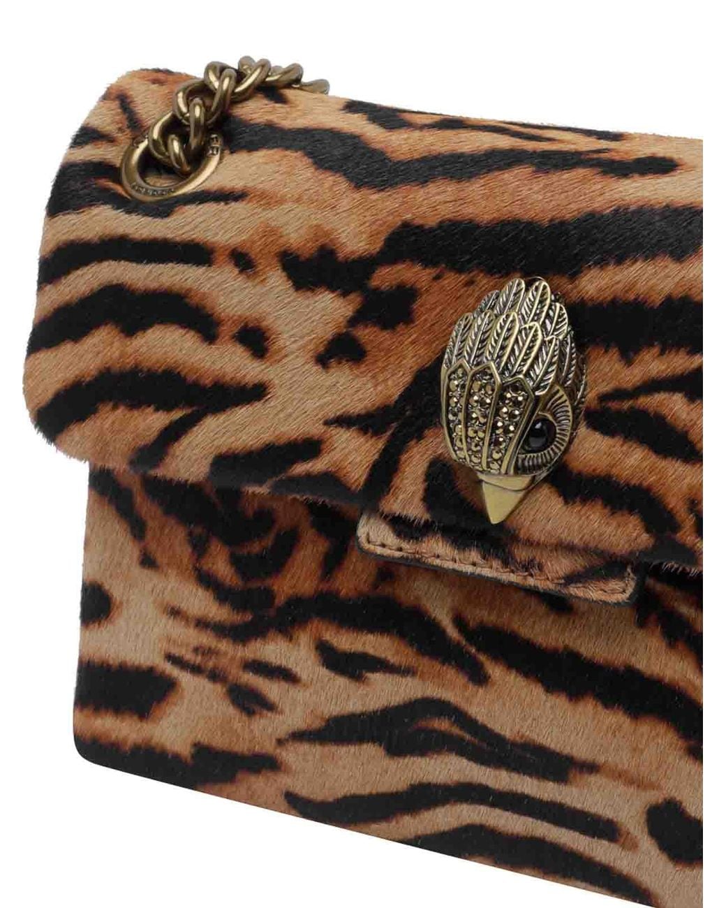 Kurt Geiger Brown Mini Kensington Crossbody Bag