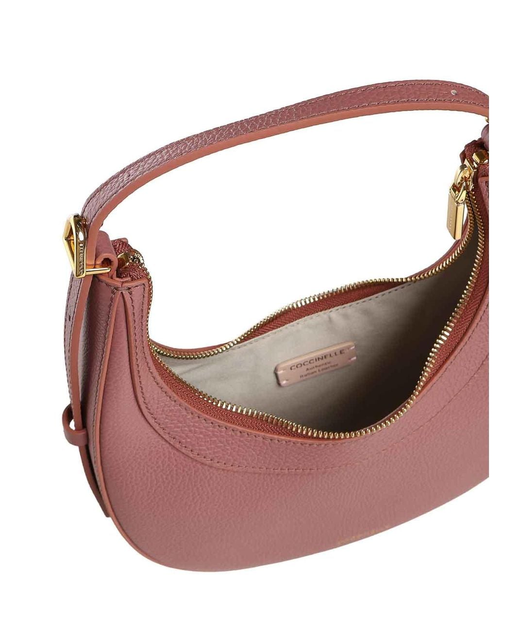 Coccinelle Pink Whisper Mini Leather Bag