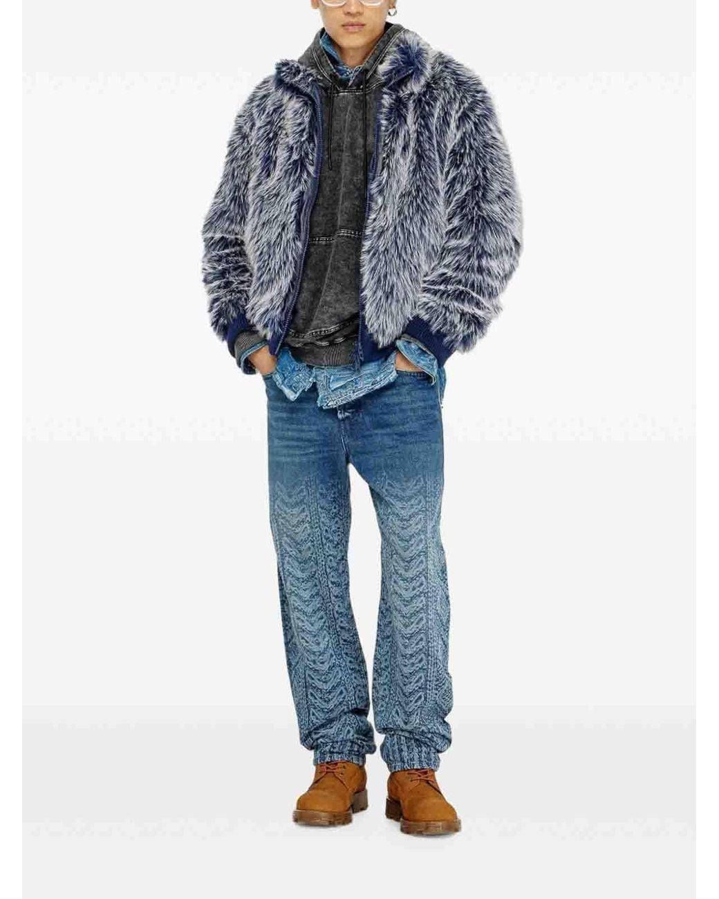 DIESEL Gray Sweatshirt for men