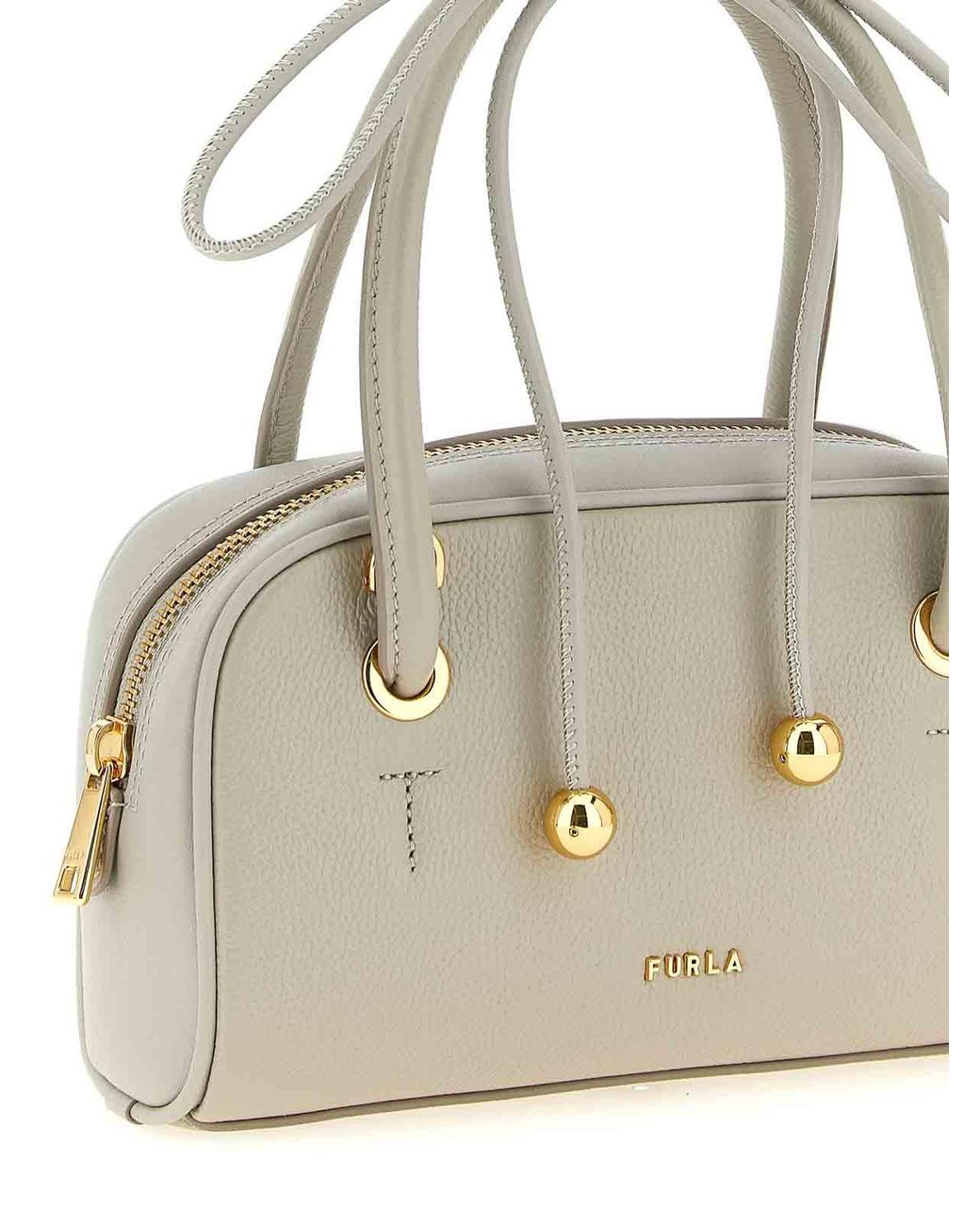 Furla White Poppy S' Handbag