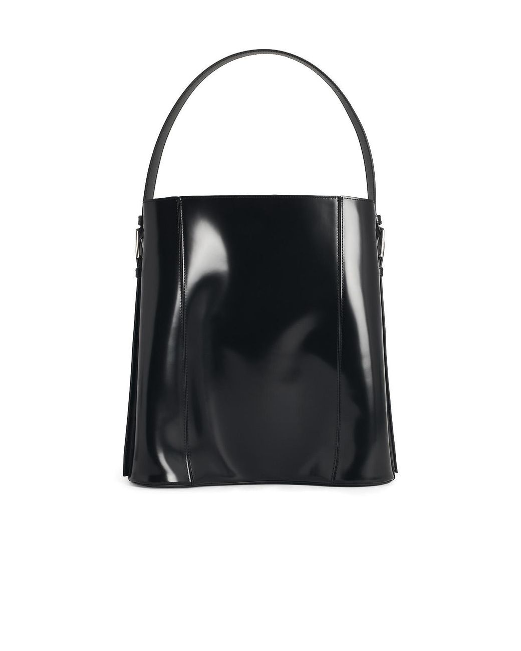 Coperni Black Erconomic Tote Leather Bag