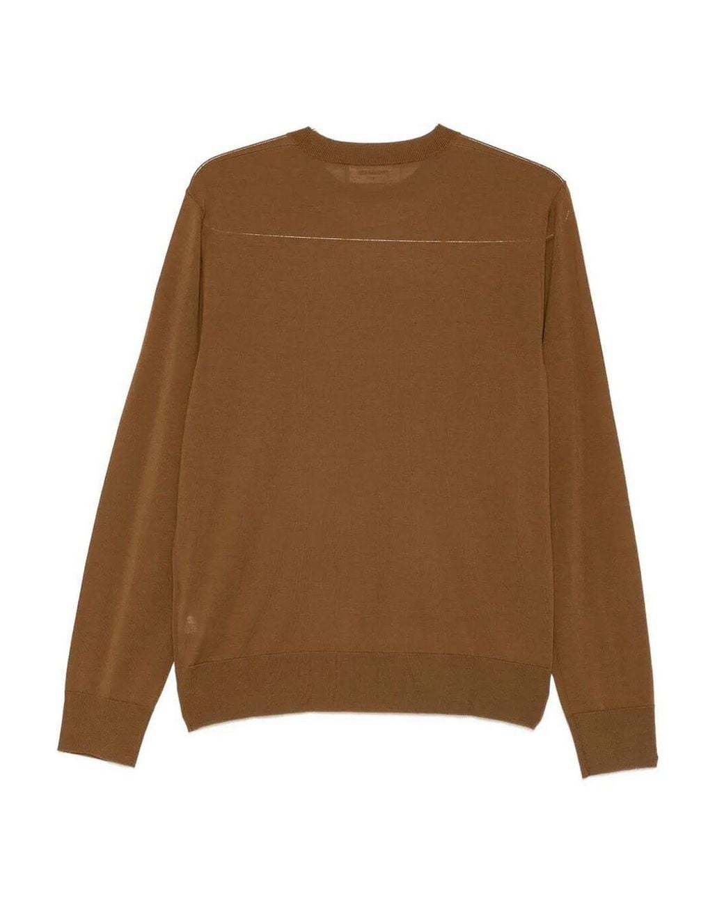 DSquared² Brown 'D2' Wool Crew-Neck Sweater for men