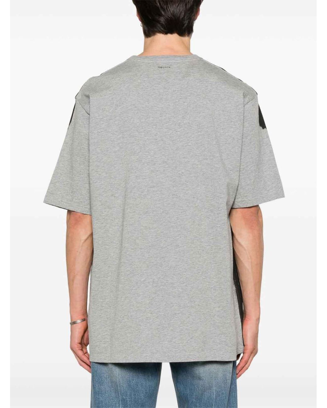 T-Shirts McQueen de hombre de color Black
