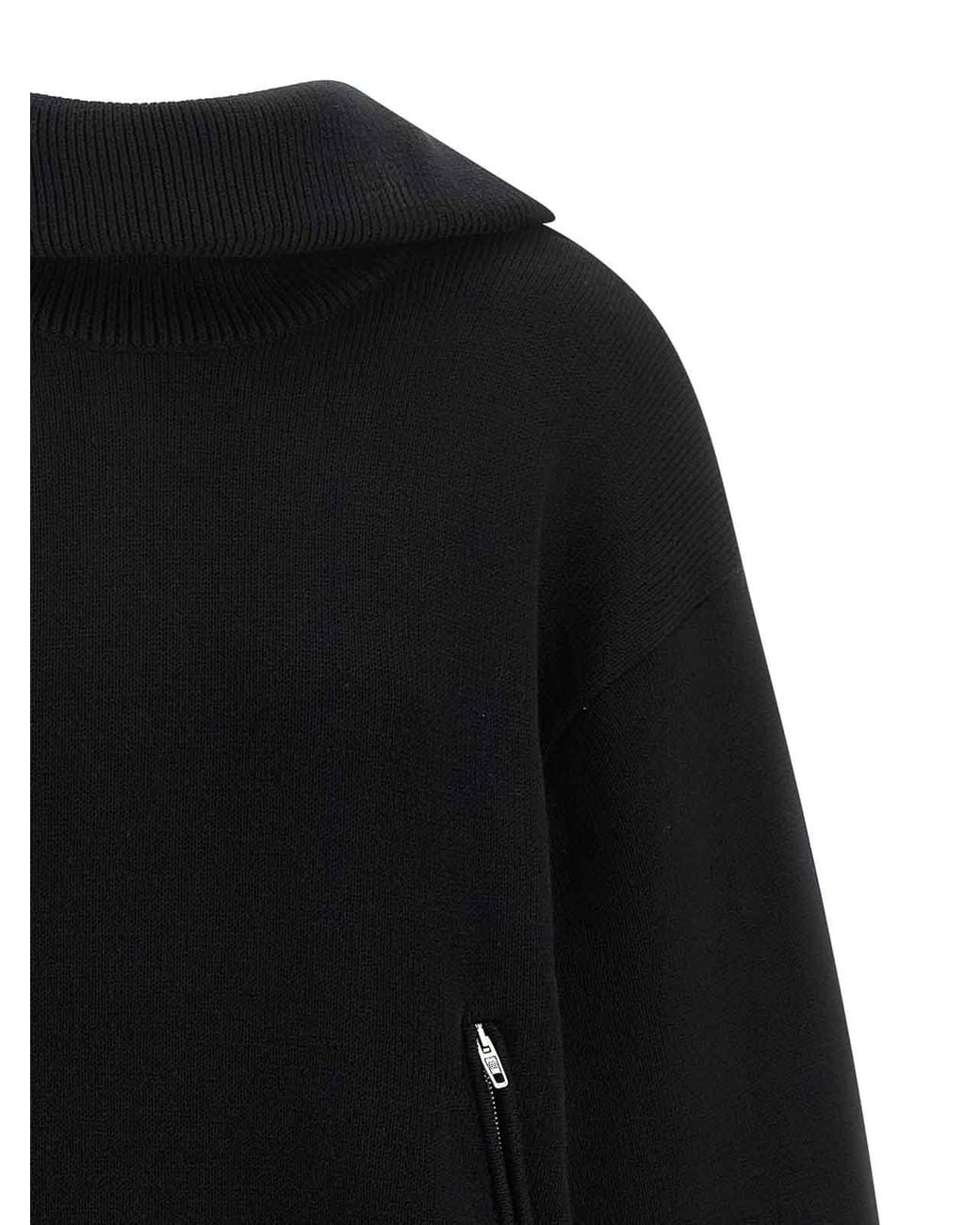 Balenciaga Black Back-To-Front Sweater