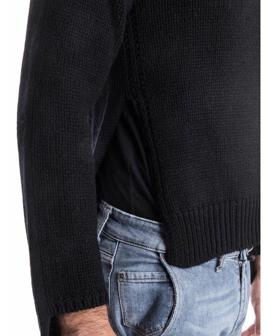Comme des Garçons Black Wool Sweater for men