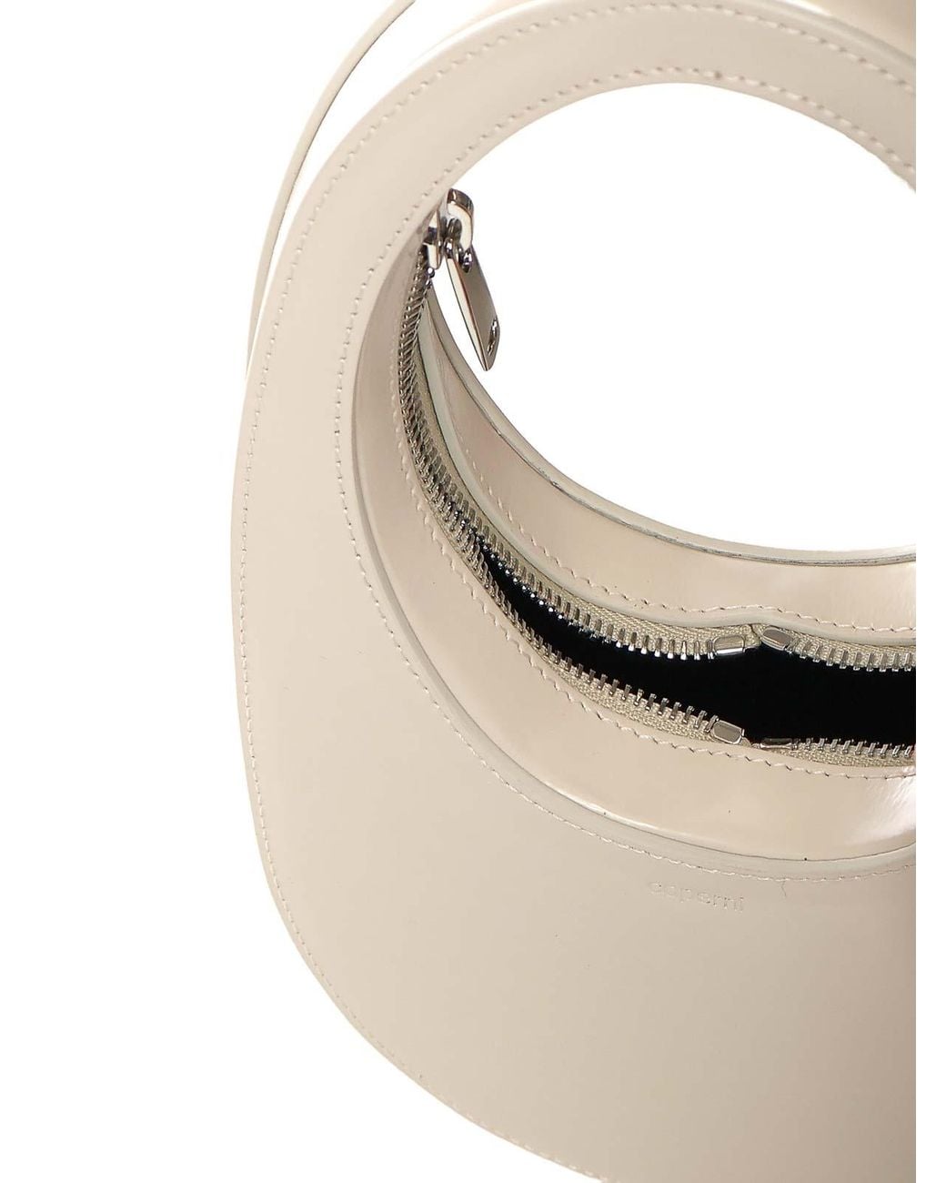 Coperni White Swipe Mini Leather Bag