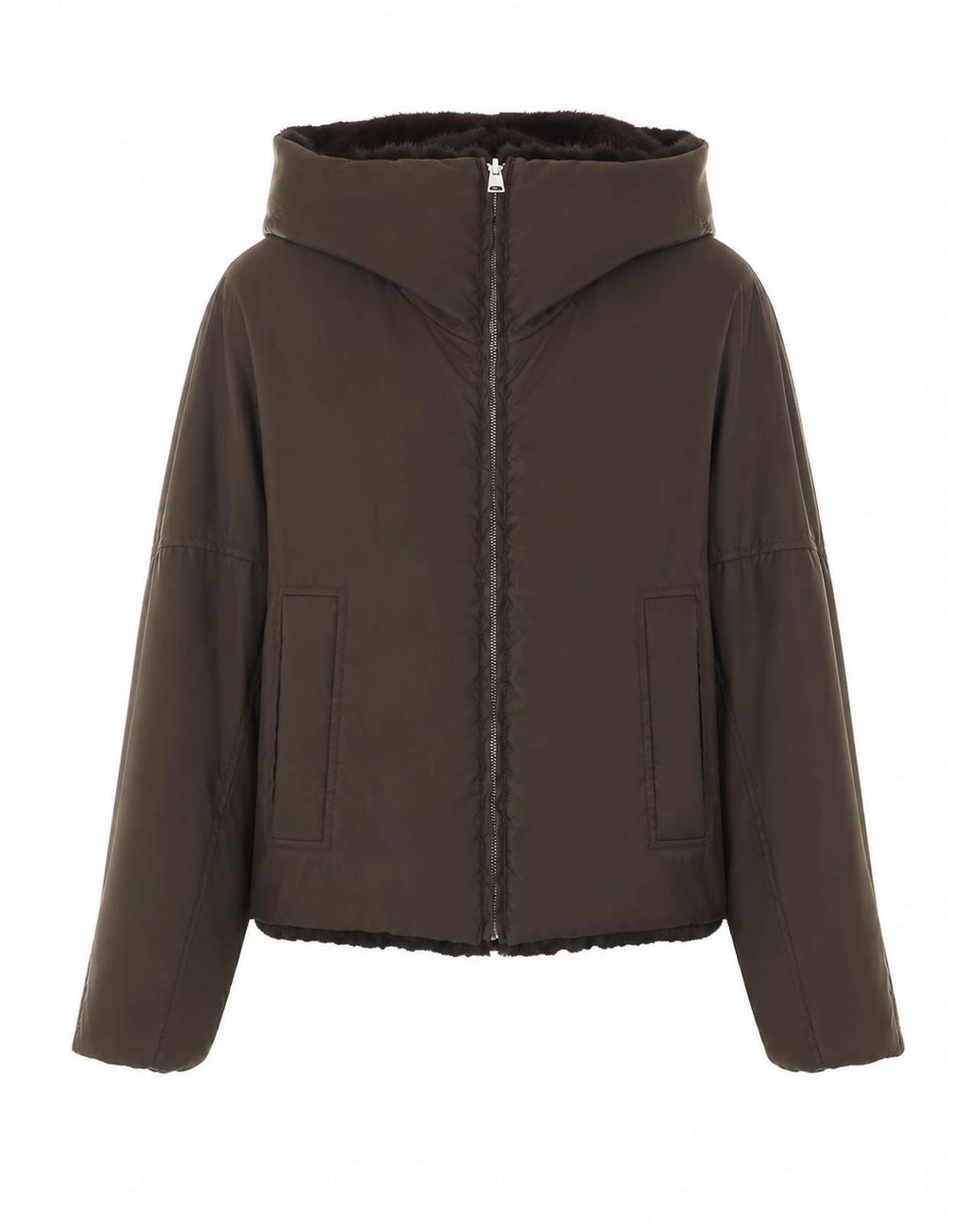 Blancha Black Reversible Fur Jacket