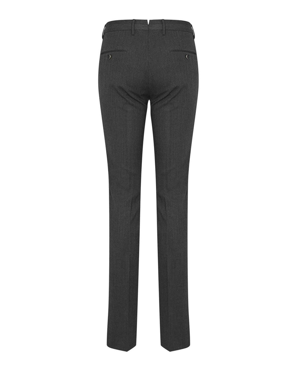 PT Torino Gray Super Slim Travel Trousers for men