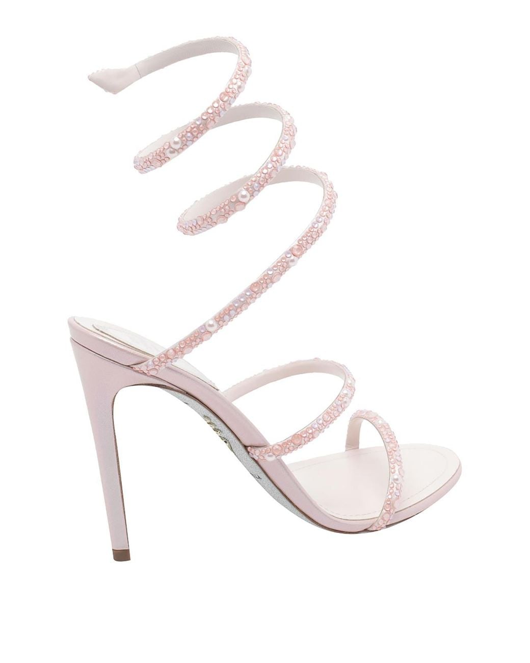 Rene Caovilla White Rene' Caovilla Cleo Pump Sandals