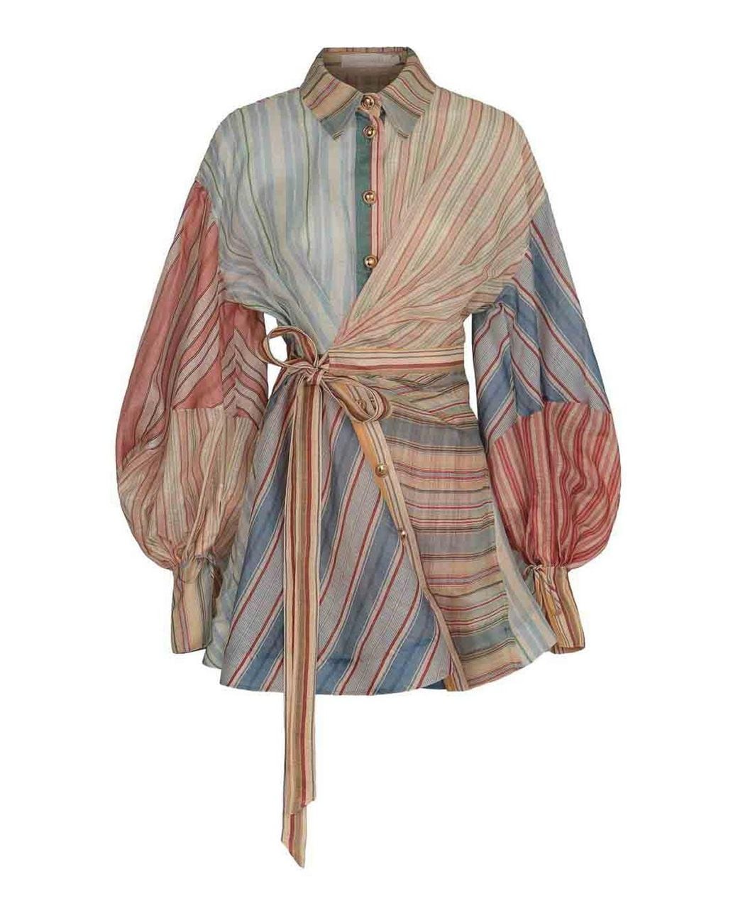 Robe Courte Zimmermann en coloris Multicolor