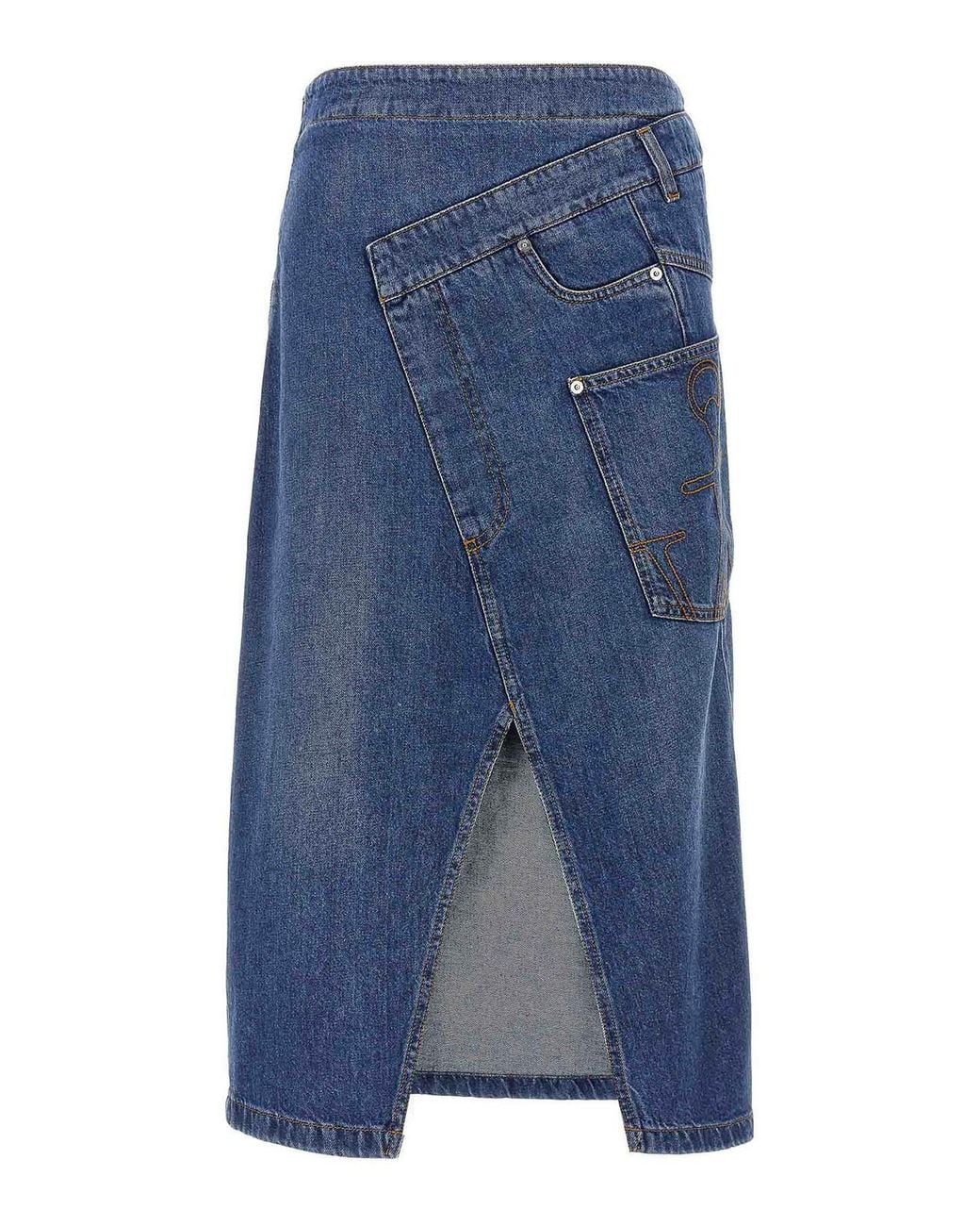 J.W. Anderson Blue Midi Skirts