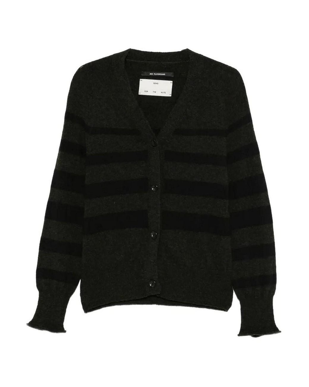 Song For The Mute Black Cardigan Button Up