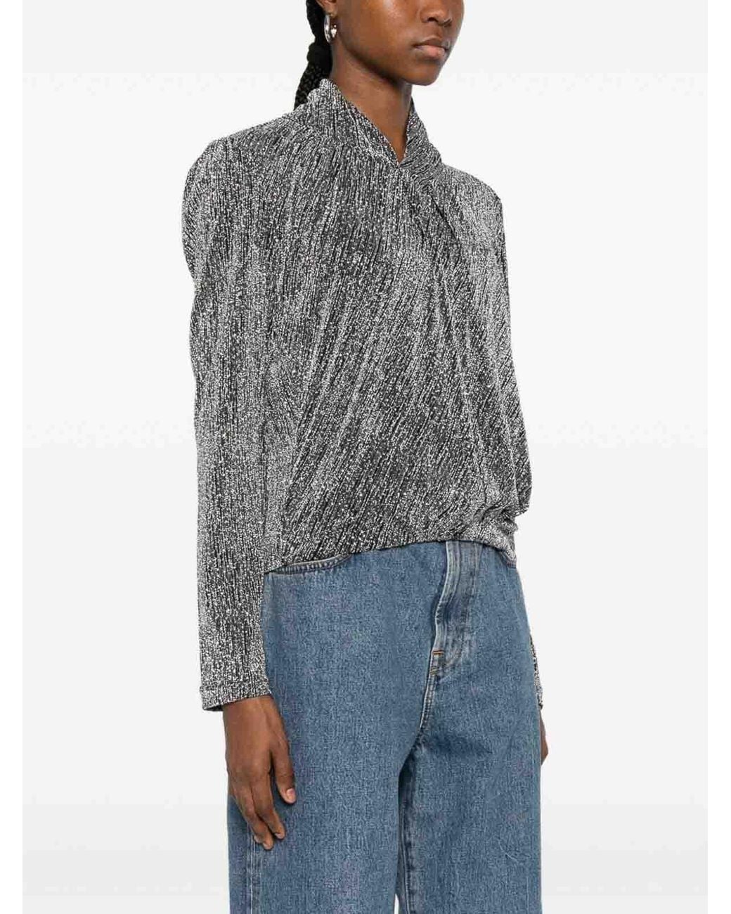 IRO Gray Relaxed Shirt