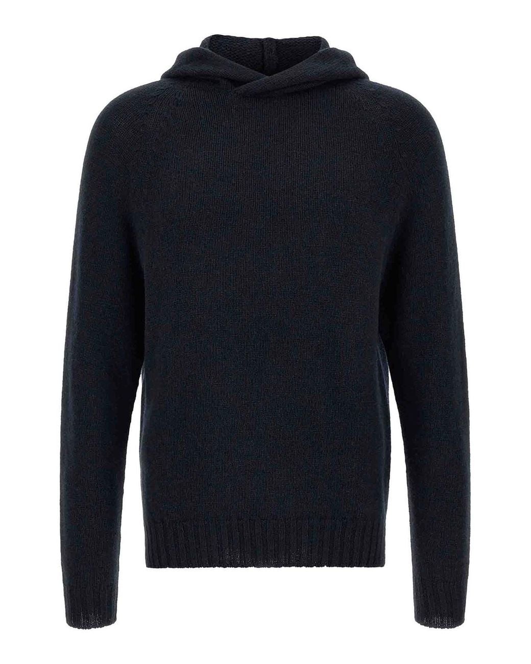 Ma'ry'ya Blue Hooded Sweater for men