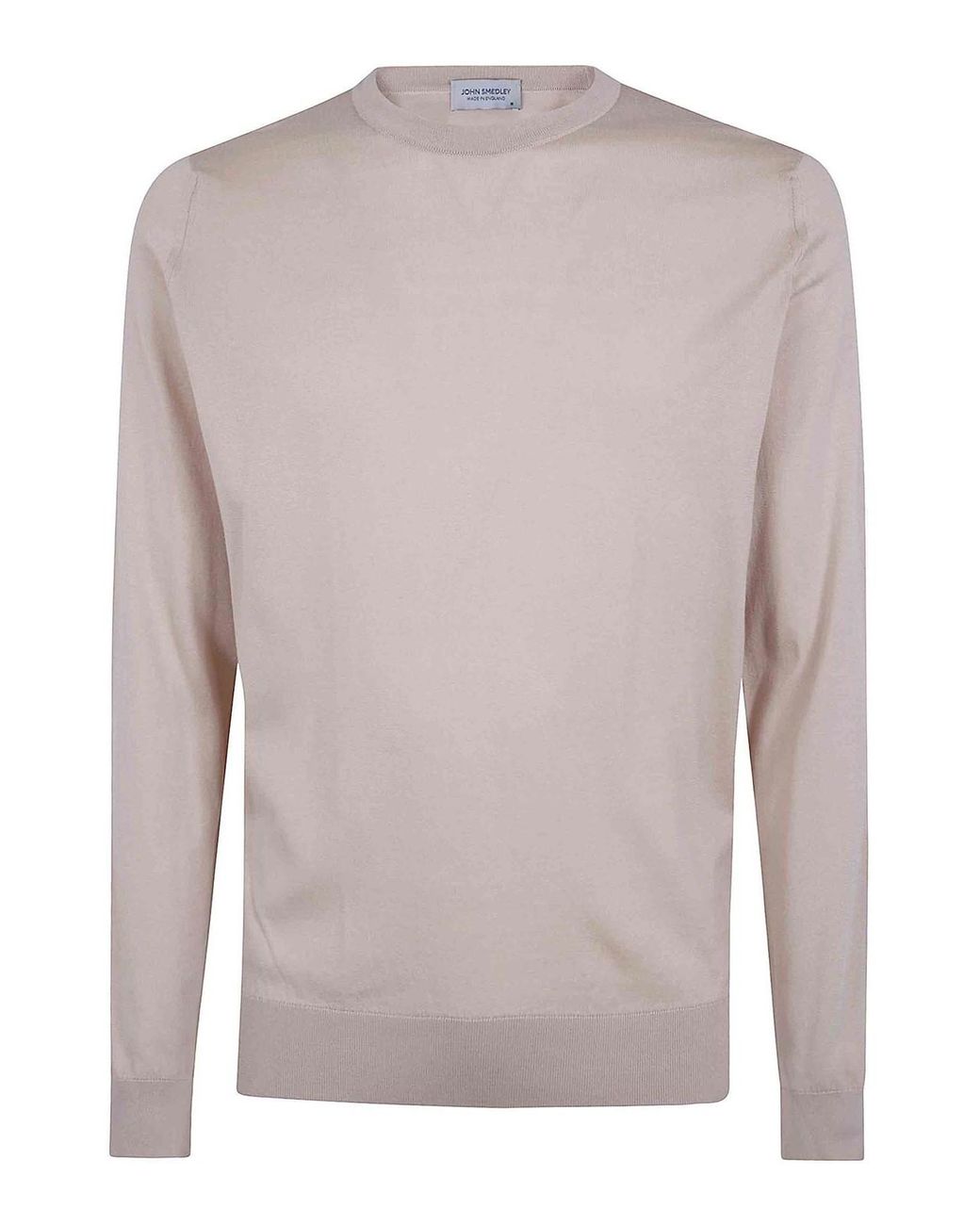John Smedley Gray Rowland Crewneck Long Sleeves Pullover for men