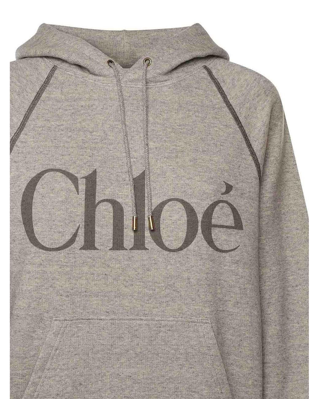 Chloé Gray Sweaters Cotton