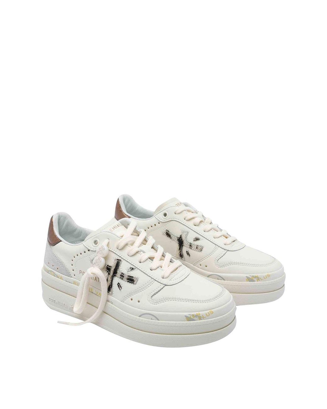Premiata White Micol Sneakers