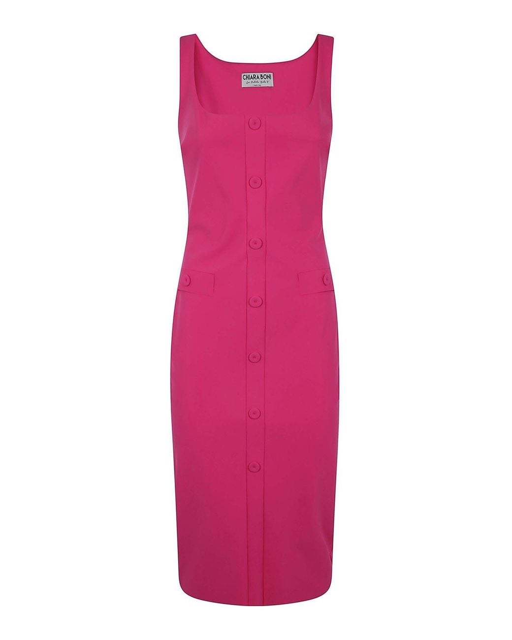 La Petite Robe Di Chiara Boni Pink Josuke Jersey Dress