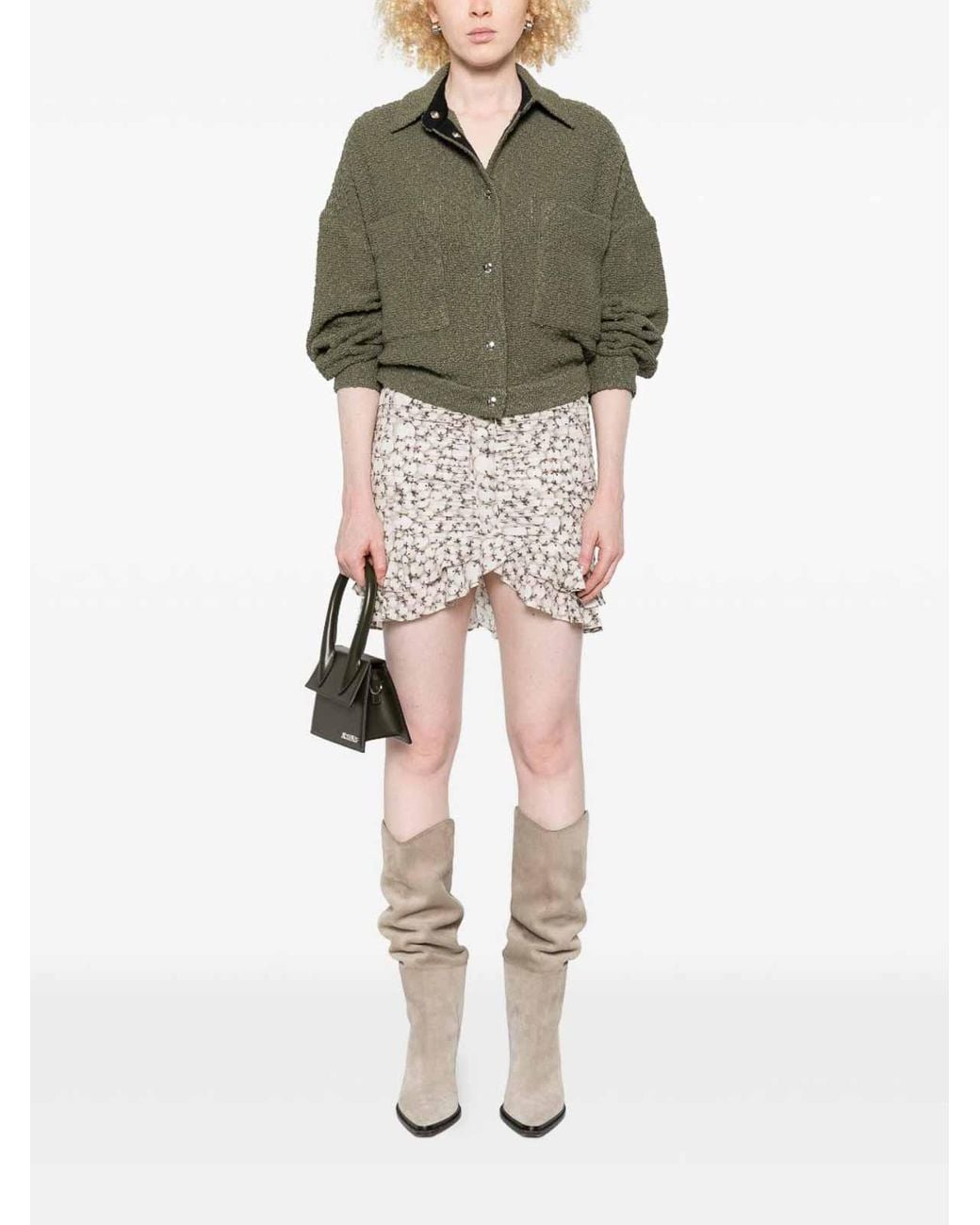 IRO Green Pabli Cotton Jacket