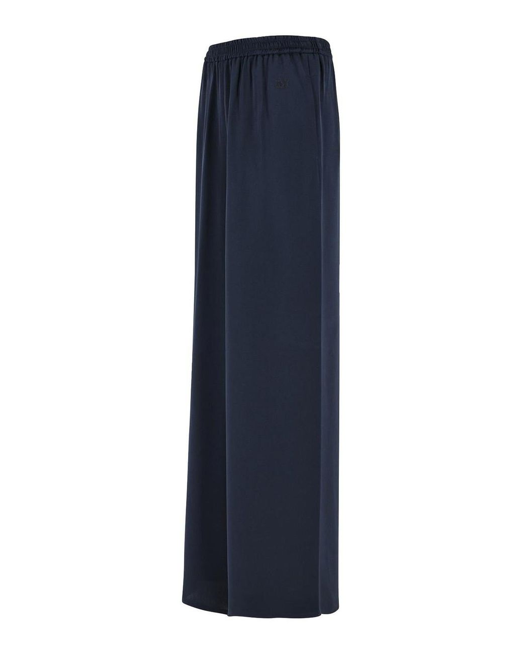 Max Mara Blue 'Volonta' Heavy Silk Soft Pants