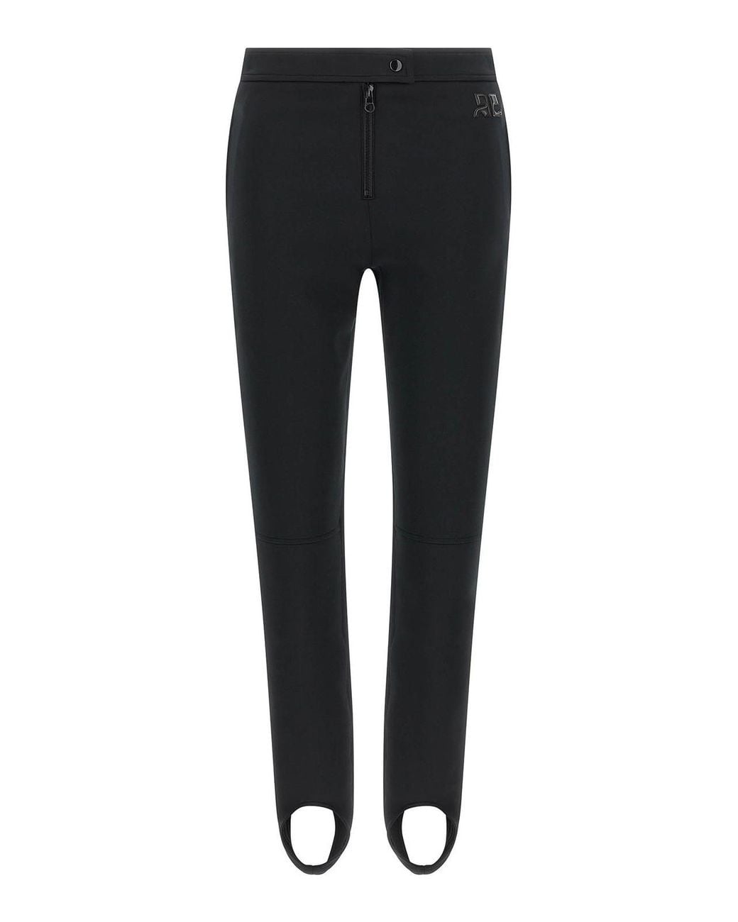 Courreges Black Stirrup Trousers