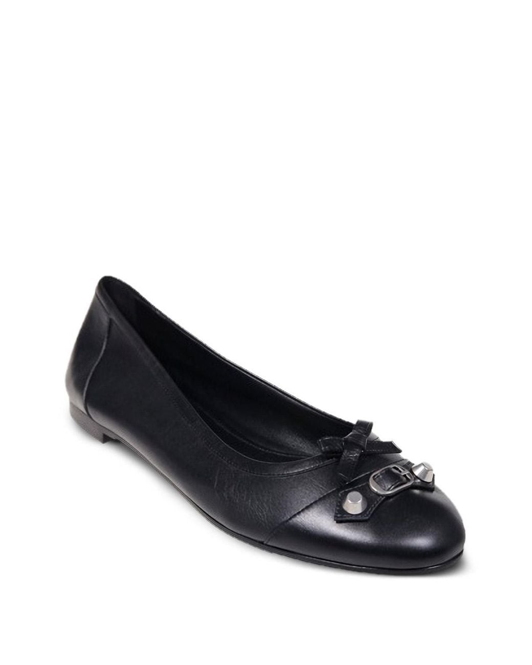 Balenciaga Black City Up Ballerina