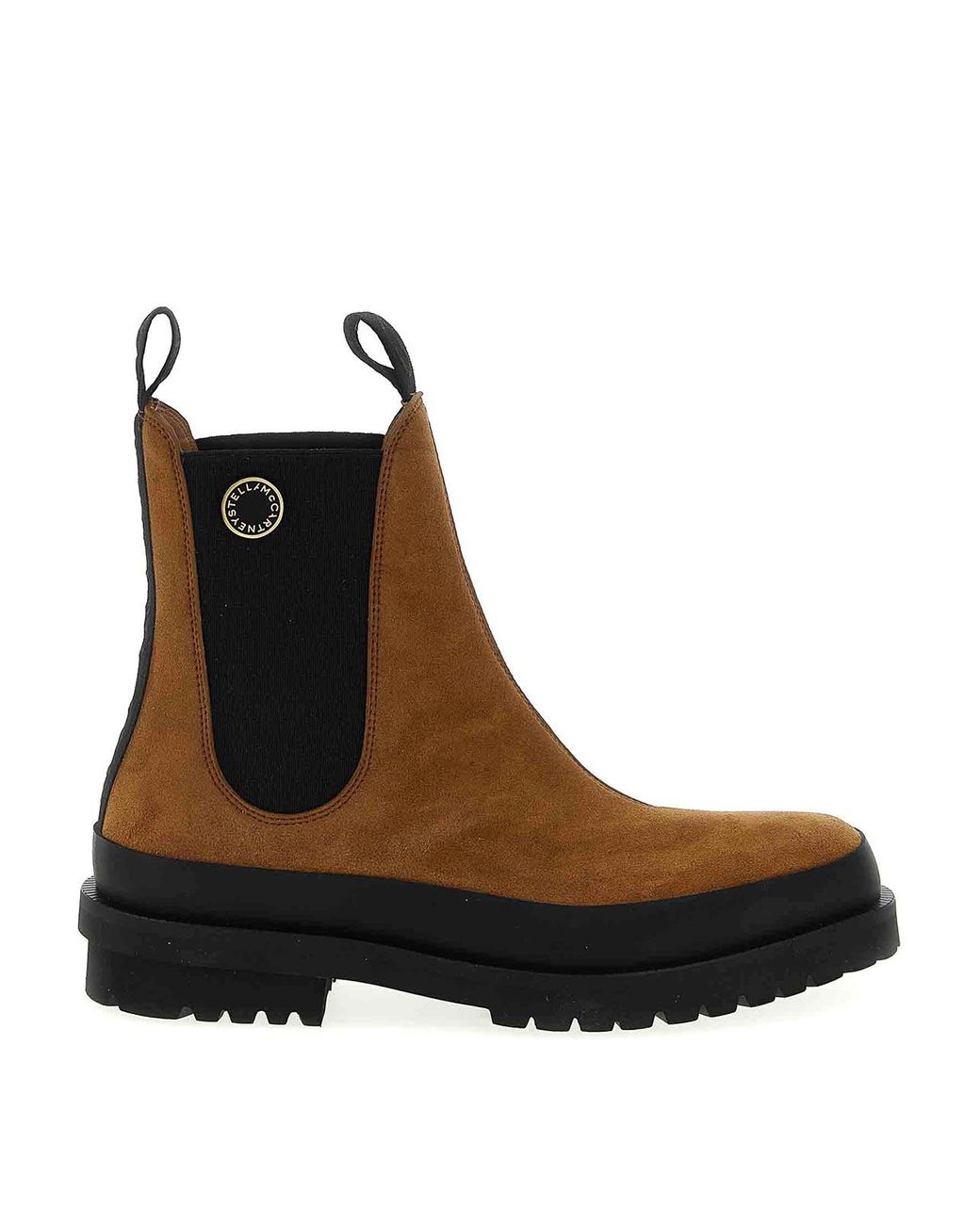 Stella McCartney Brown Suede Chelsea Boots