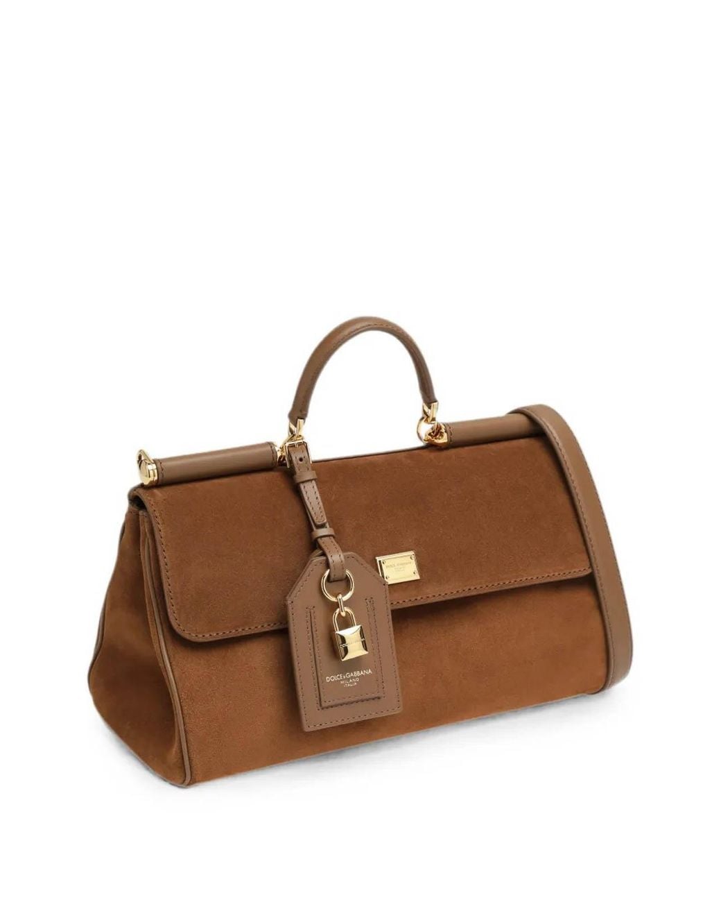 Dolce & Gabbana Brown My Sicily Hand Bag