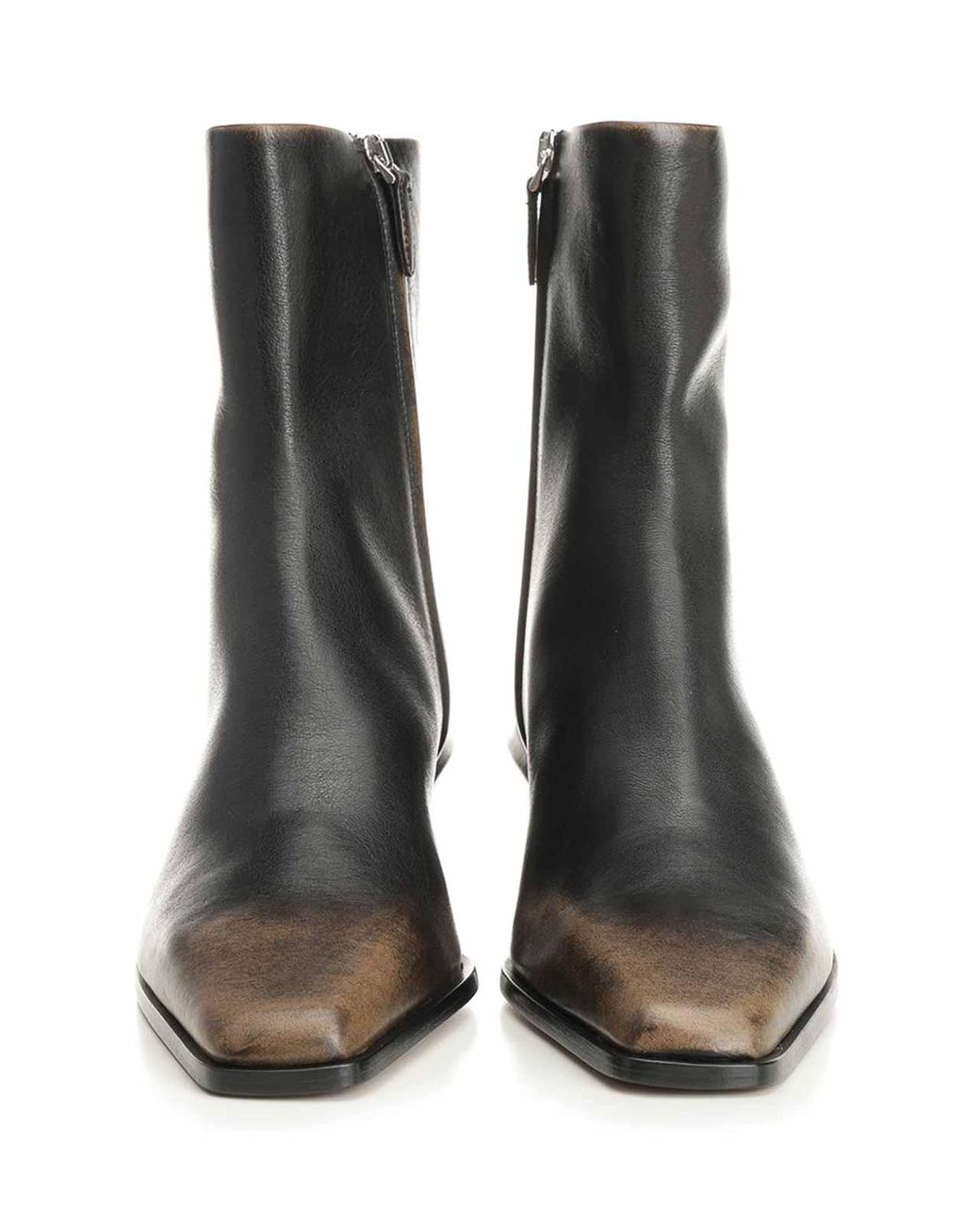 Paris Texas Black Ankle Boots