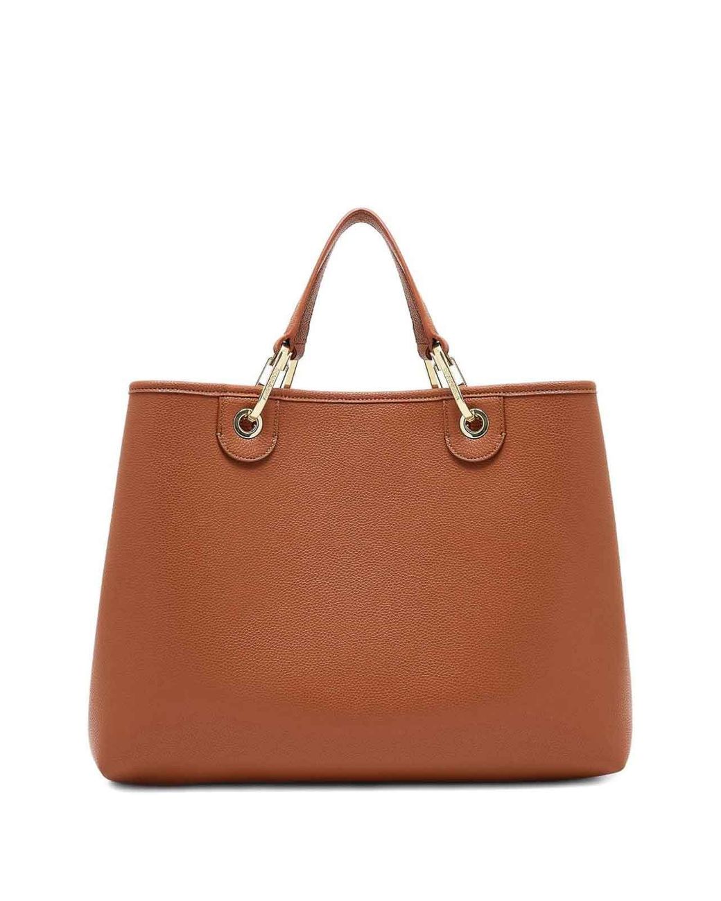 Emporio Armani Brown Myea Medium Shopping Bag