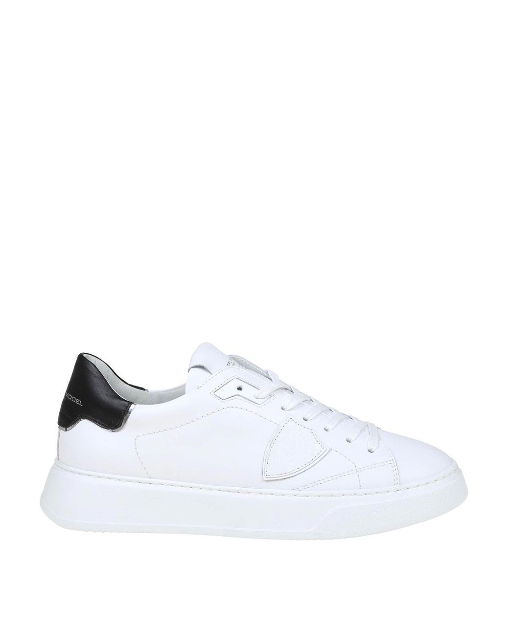 Philippe Model White Temple Low Sneakers for men