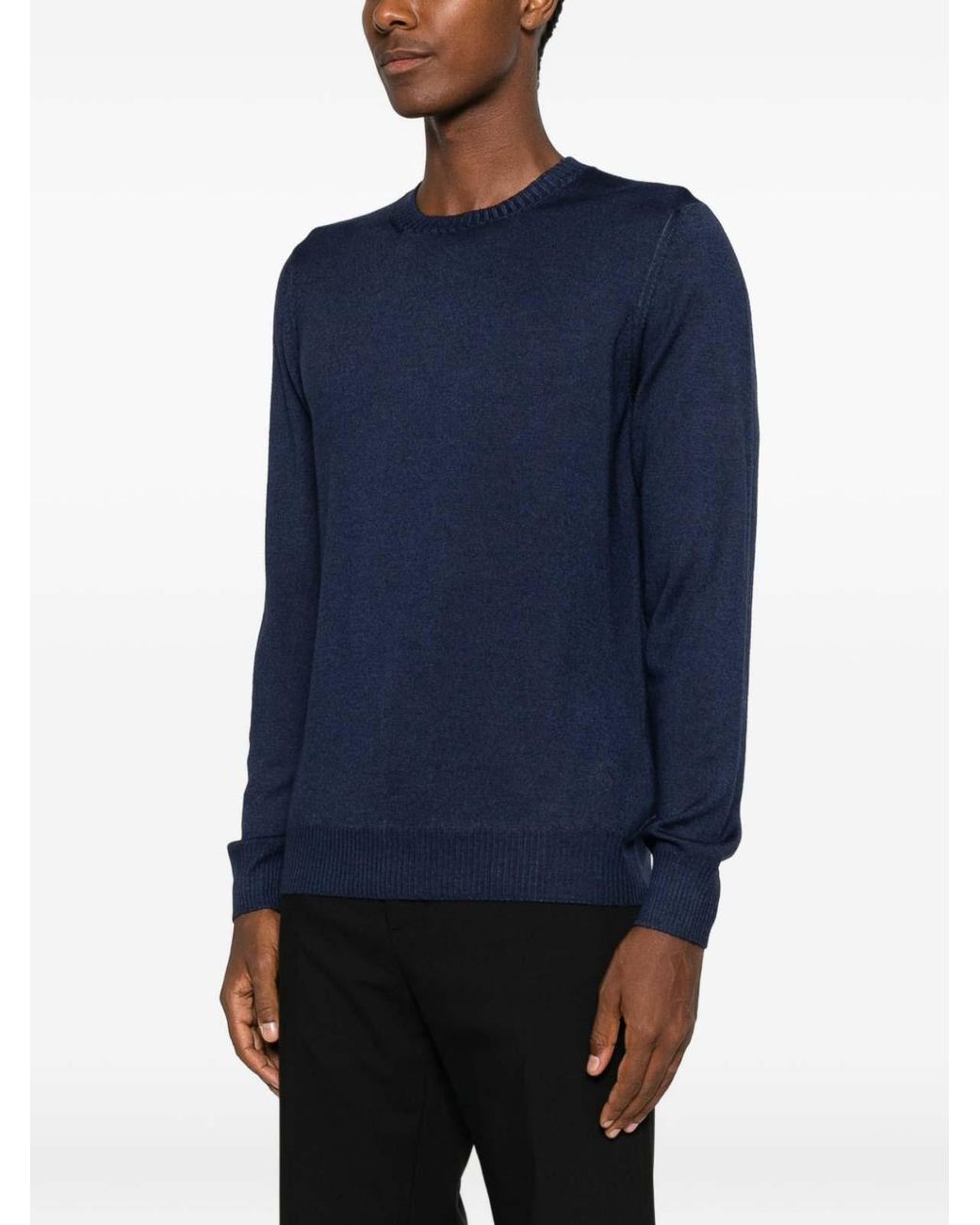Suéter Cuello Redondo Fay de hombre de color Blue