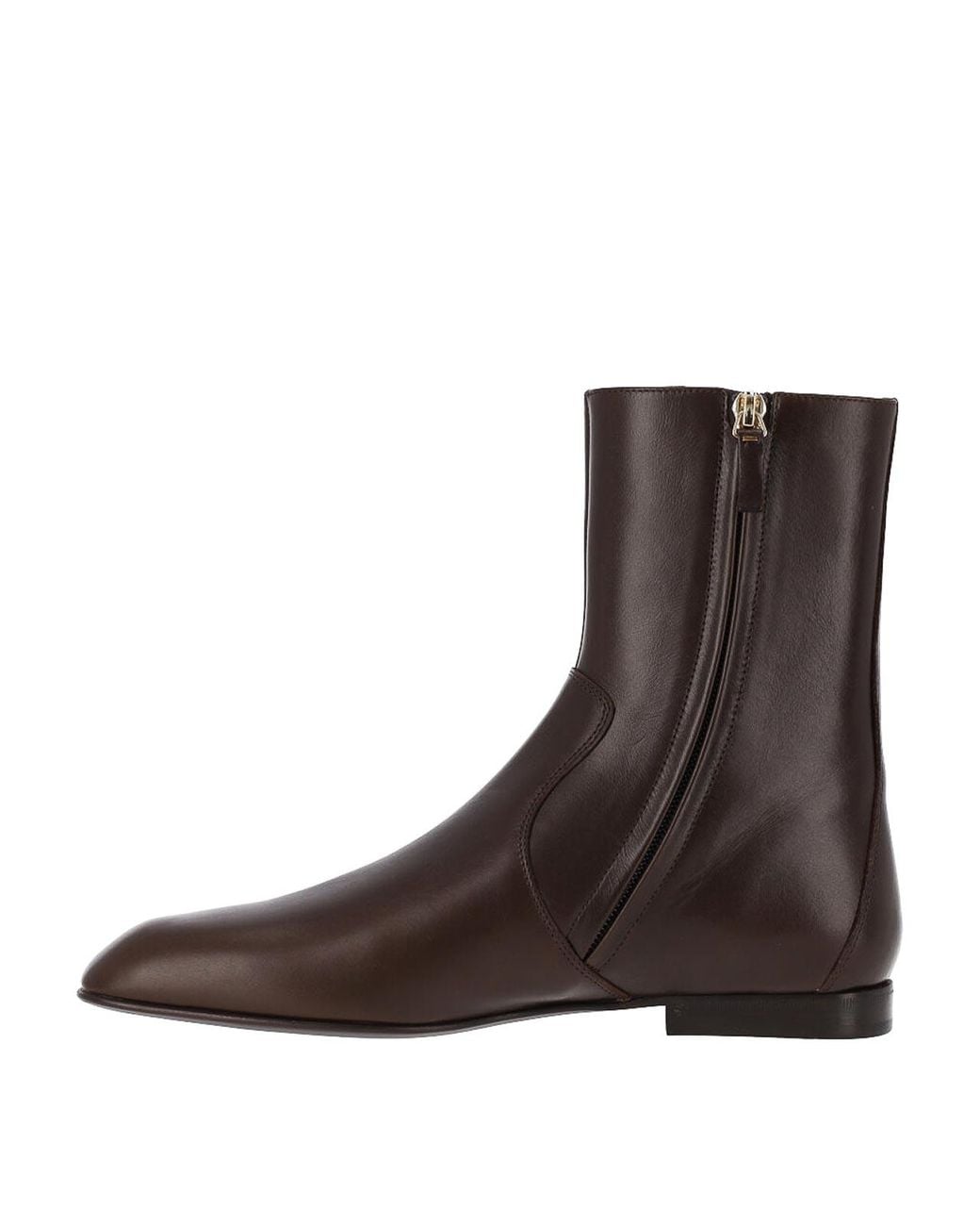 Khaite Brown Ankle Boots