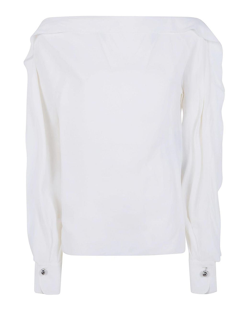 Lanvin White Long Sleeves Top